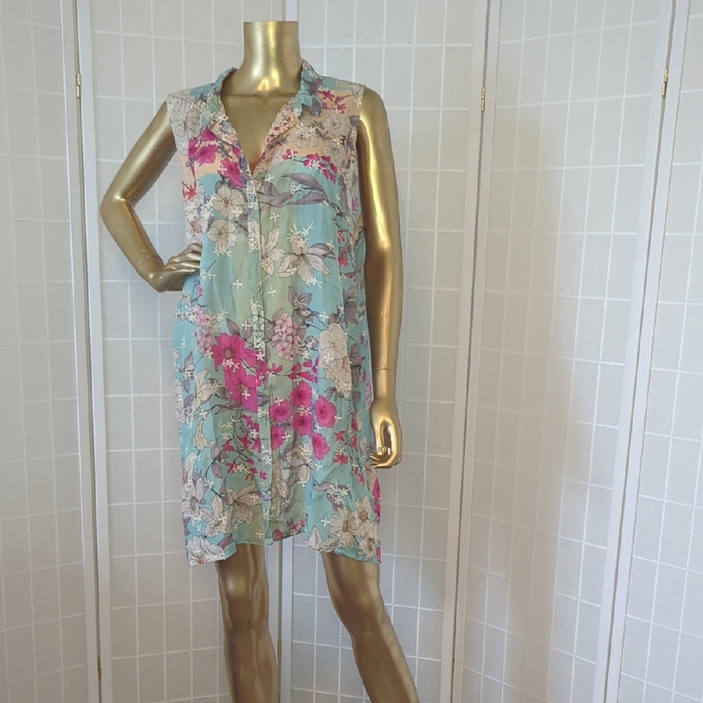 Johnny Was Women's Chelsea Sleeveless Floral Tunic